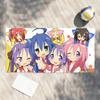 Anime Kawaii L-Lucky Star Cute Towel Soft Lightweight Anti-Sand Large Beach Towel Quick-Drying Bath Sports Family