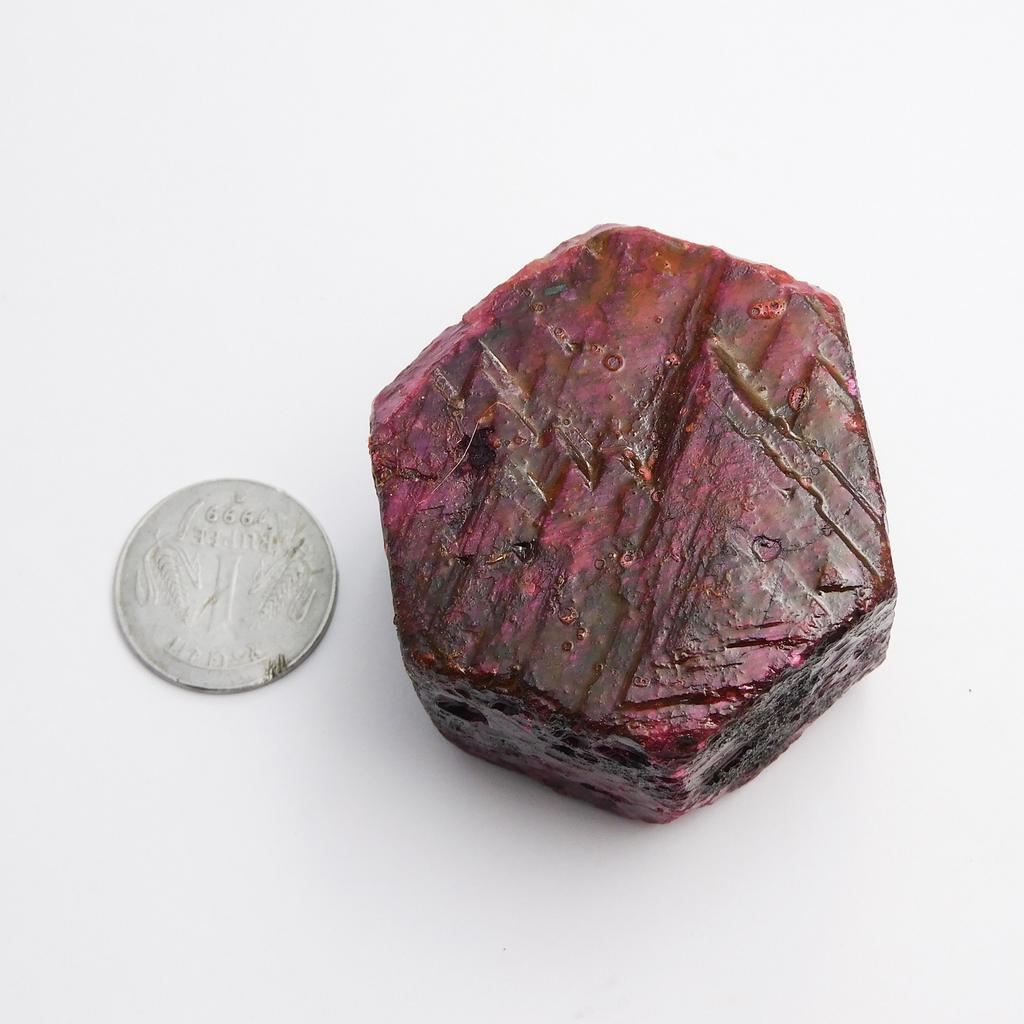 CERTIFIED 1586.70 Ct Huge Raw Rough Blood Red Ruby African Rough Loose Gemstone P-371-sa