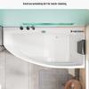 Compact Acrylic Bubble Massage Bathtub: 1.2 to 1.7m, Ideal for Small Apartments, with Constant Temperature Feature