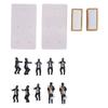 14Pcs Coffin Dance Action Figure Model Sturdy Decorative Action Figure Figurine Set for Home Car