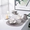 Silver Shell Ceramic Cup Coffee Mug Petals Pearl Glaze Set of Cups and Saucers Afternoon Tea Ceramic Mugs Tea Cup Set