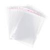 In-stock transparent OPP self-adhesive flat bags for clothing packaging