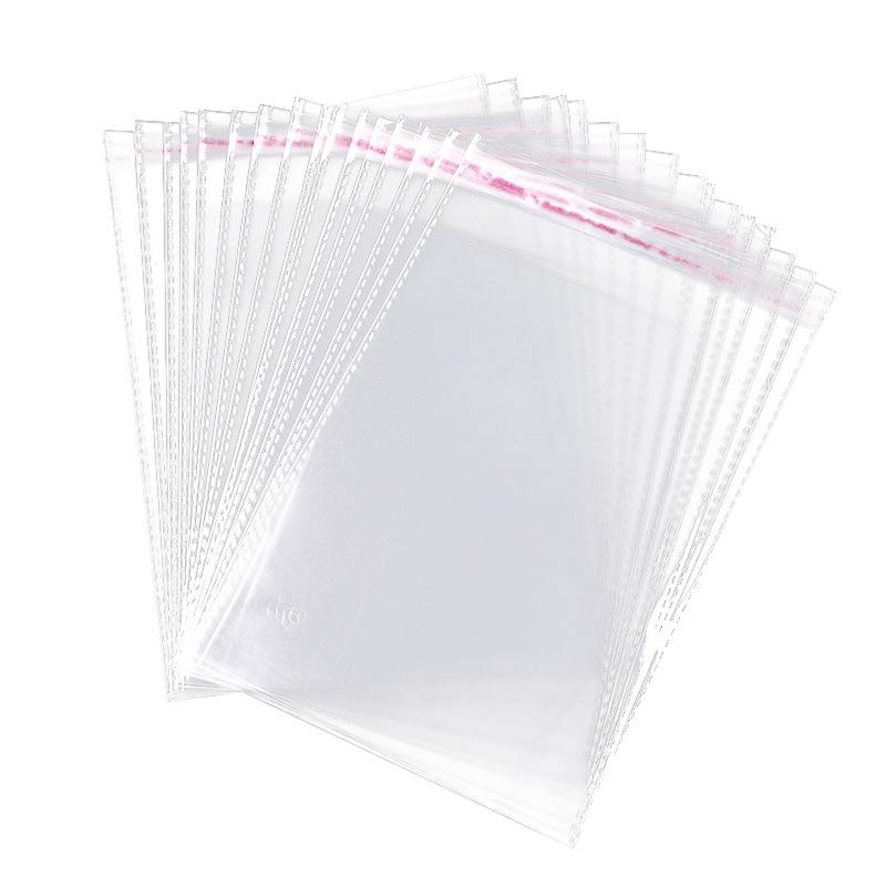 In-stock transparent OPP self-adhesive flat bags for clothing packaging
