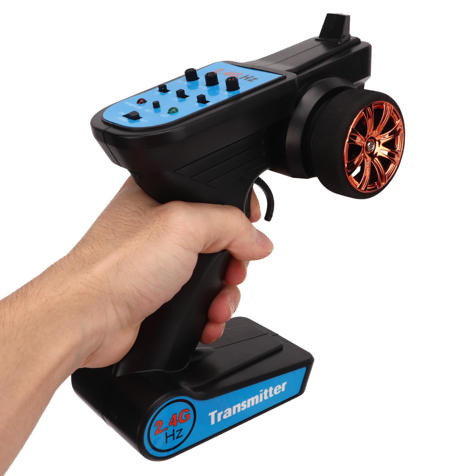 

2.4G 3 Channel RC Transmitter with Receiver Interference Resistance RC Radio Controller for RC Car Boat