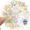 50Pcs/Set Golden Culture & Custom Series 01 PET Stickers Waterproof DIY Fashion Doodle Decals Stickers