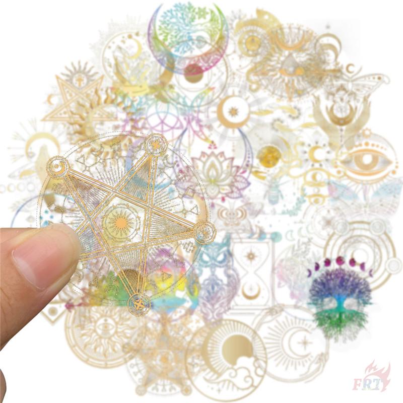 50Pcs/Set Golden Culture & Custom Series 01 PET Stickers Waterproof DIY Fashion Doodle Decals Stickers