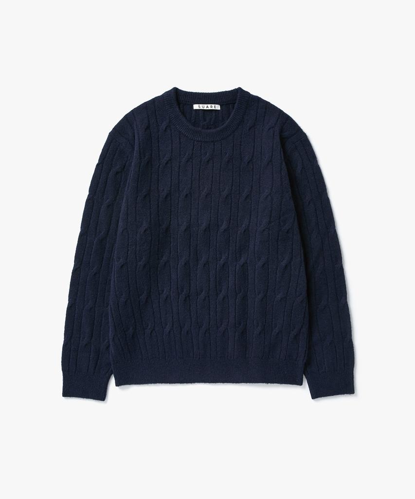 SUARE [Renewal] Cable Round Knit - 9 Colors