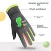 Windproof Kids Winter Cycling Gloves Night Luminous Children's Outdoor Gloves  Snowy Day
