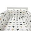 Cotton Baby Anti-Collision Crib Bumper Pad - Removable & Washable, Anti-Pinch Design for Newborns