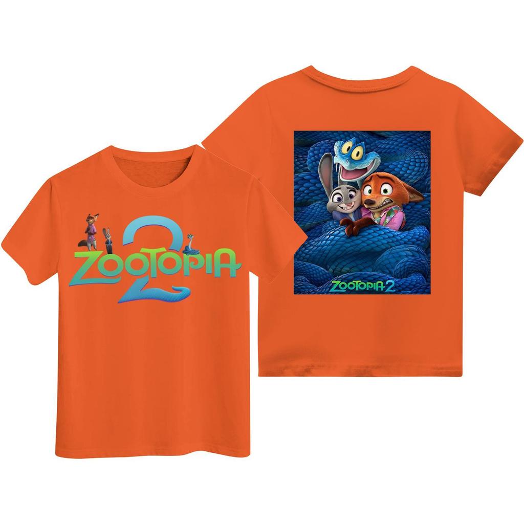 Children's Casual Fashion Cartoon Print Short-sleeved T-shirt Top