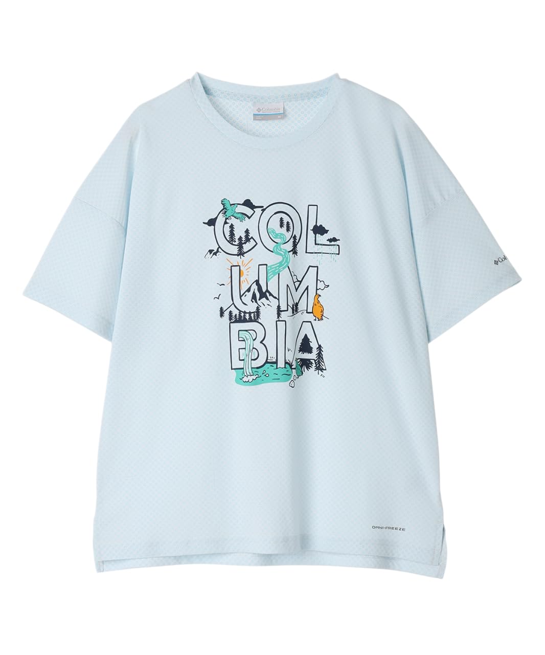 

Columbia Women s Low Hike Omni Freeze Short Sleeve T-Shirt, Size XL, Ice Grey, PL4598