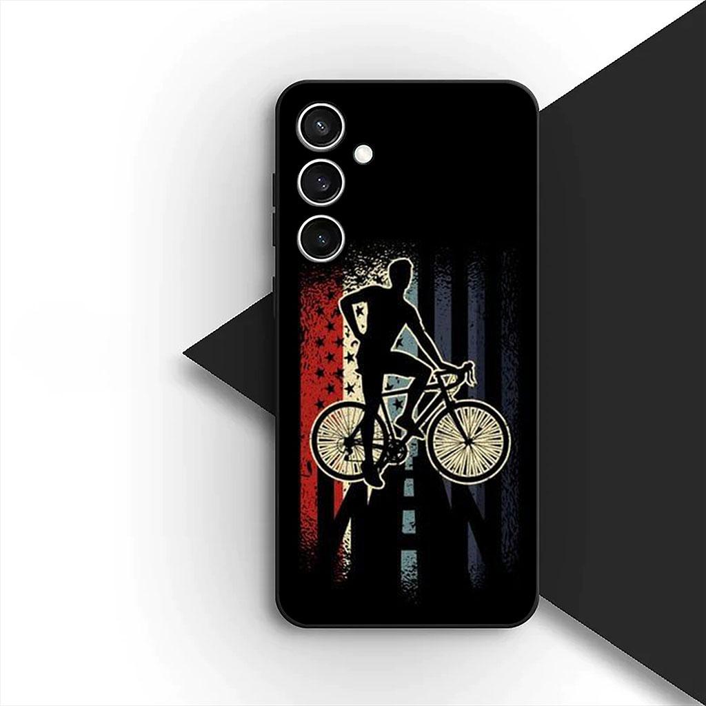 Mountain Bike Cycling Art Silicone Phone Cover for Xiaomi Redmi 15 15C A4 A5 9A 9C NFC Note 9 8 9T 8T Soft Case