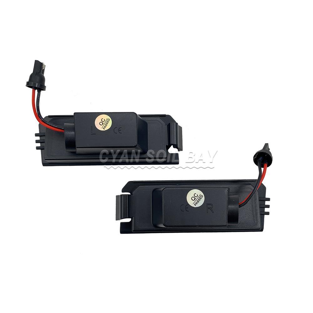 For Hyundai i30 PD PDE N i30N PD Fastback Elantra GT Sonata Veloster LED License Plate Light Number Plate Lamp License Plate Lights 2