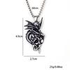 Necklace Retro Dragon Skull Boys Trendy Brand Trendy Versatile Pendant