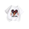 Girls' Cartoon Print Casual Round Neck Short-Sleeve T-Shirt - Summer Collection