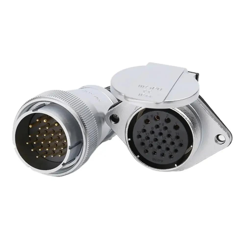 WEIPU WS40 TQ/ZG Metal Industrial M40 Power Electric Connector Signal Adapter 5pin 9pin 15pin 26pin 31Pin 52Pin High Voltage