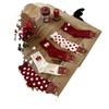Songmu'Ping'An Joy Red Sox Polka Dot Medium Tube Socks New Year'S Red Sox Niche Design Socks