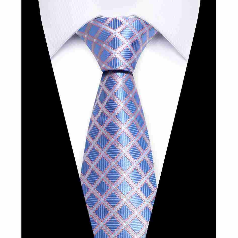 Elegant European & American Men's 8CM Hand-tied Silk Polyester Tie - Casual Business Style