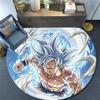 Son Goku,Round Area Rug,Carpet Rug for Living Room Bedroom Sofa Playroom Decor,Non-slip Floor Mat