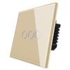 Bingoelec ZIGBEE 1/2/3/4 Gang Wi-fi Controlled Power Touch Led Glass Screen Safety Switch