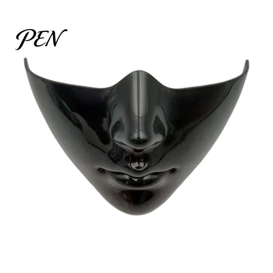 Tech Style Masque Masquerade for Men Women, Cyberpunk Half Face Mouth Halloween Costume Accessory Ball Proms, Mardi Gras, Cosplay Party Prop Parties