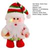 Santa Claus Ornament Electric Walking Singing Santa Toy with Funny Moves Songs Stuffed Christmas Doll Holiday Decoration