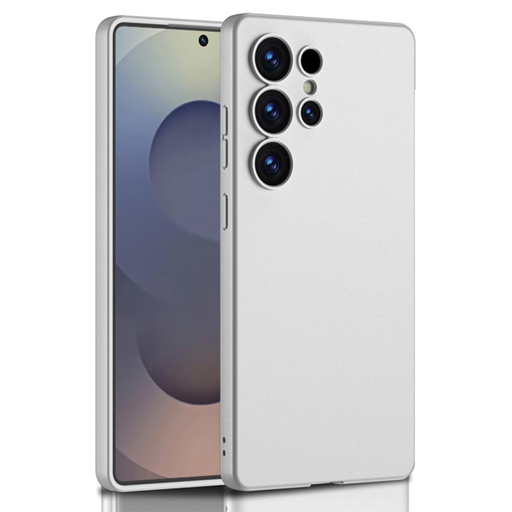 

For Samsung Galaxy S25 Ultra Case Shockproof Slim Hard PC Phone Back Cover Silver