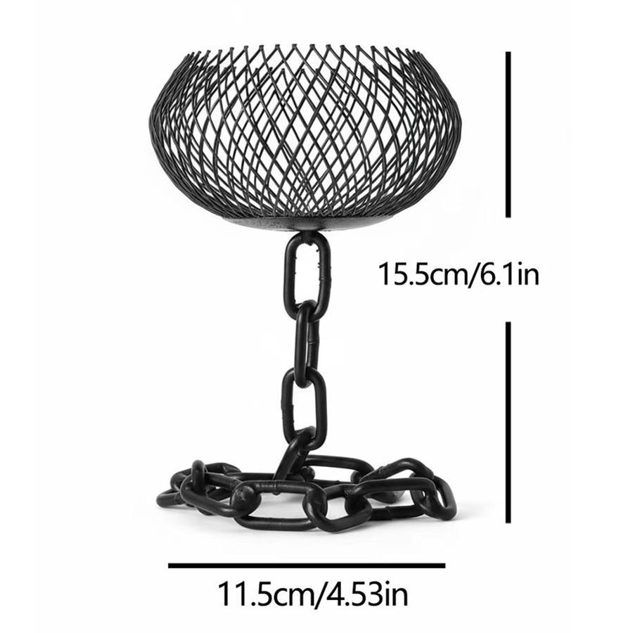 Nordic Retro Iron Art Candle Holder - Living Room and Dining Table Decor
