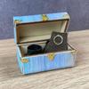LifeStyleLittles 16 Scale Dollhouse Furniture Miniature Retro Leather Suitcase