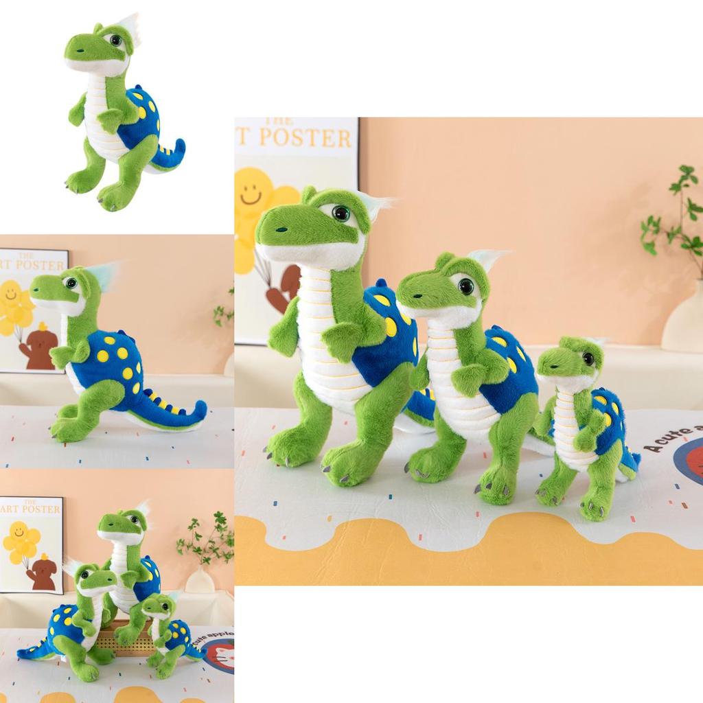 Dinosaur Plush Toy With Short Pile Fabric And Large Eyes For Kids And Collectors
