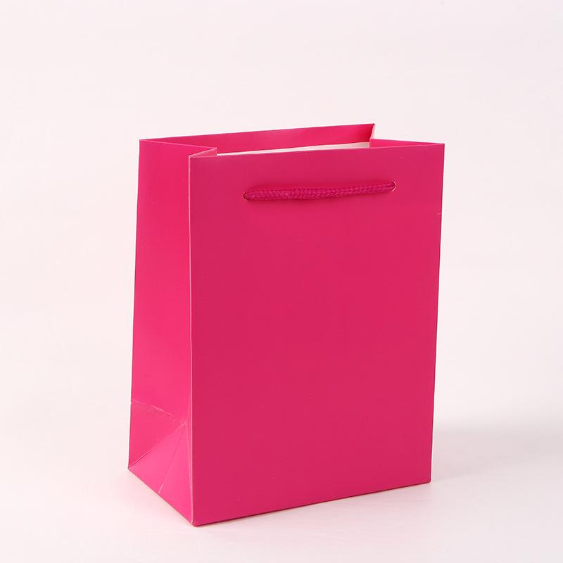 StoBag Customizable Gift Paper Bags with Handles Colorful Reusable Shopping Bags Party Favors Logo Packaging(exclude Print)