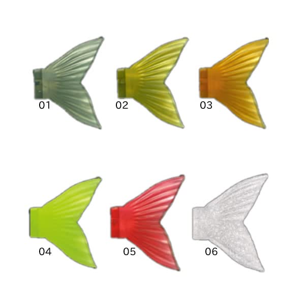 

Gan Craft JC178 Spare Soft Tail #01 Black Smoke