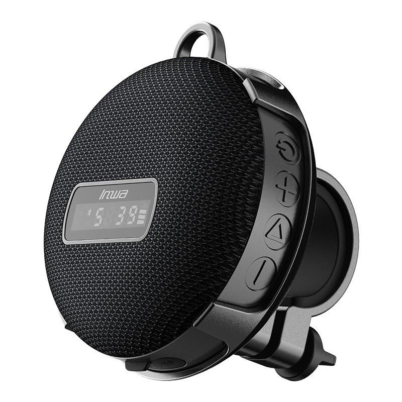 Haut-parleur Bluetooth pour Moto Affichage Numérique Sans Fil Vélo Extérieur Portable Étanche Boîte de Son Wooferaccessoires de moto