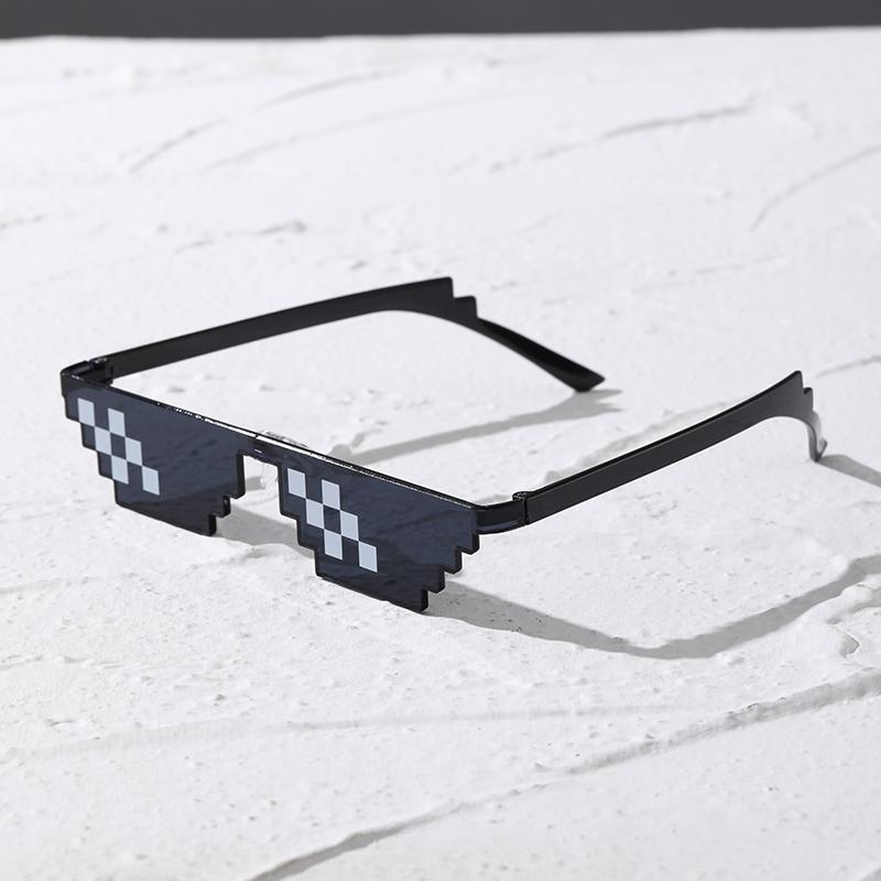 

Солнцезащитные очки Coded Pixel Party Glasses Мужские женские мозаичные очки чёрный