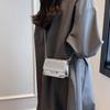 Vintage Women Silver Chic Crossbody Bag Luxury Designer Small Shoulder Bags Fashion Gold Mini Square Cute Pu Leather Handbag