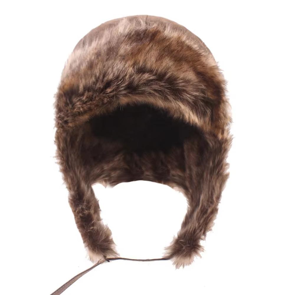 Pilot Winter Trapper Hat Piele Ski Ushanka New Hunter Hat Bărbați