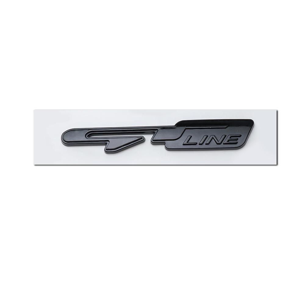 1Pcs 3D Chrome Car GT Line Sticker Emblem Logo For Kia GT Line Sportage Ceed Picanto K5 K3 Stonic Rio Soul Sedona Accessories