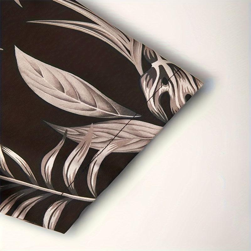 Men's Hawaiian Style Summer Clothing 3D Digital Printing Casual Quick Drying Style Short Sleeved Shirt