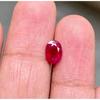6-8 Ct Natural Mozambique Red Ruby Oval Fabulous Certified Loose Gemstone