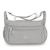 Wasserdichte Nylon-Umhängetasche für Damen, Crossbody-Tasche, mehrlagig, leicht, Muttertasche