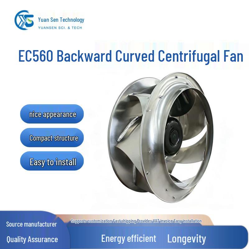 

Energy-Efficient Brushless DC Backward-Inclined Centrifugal Fan with Intelligent Regulation for Ventilation and Smoke Exhaust