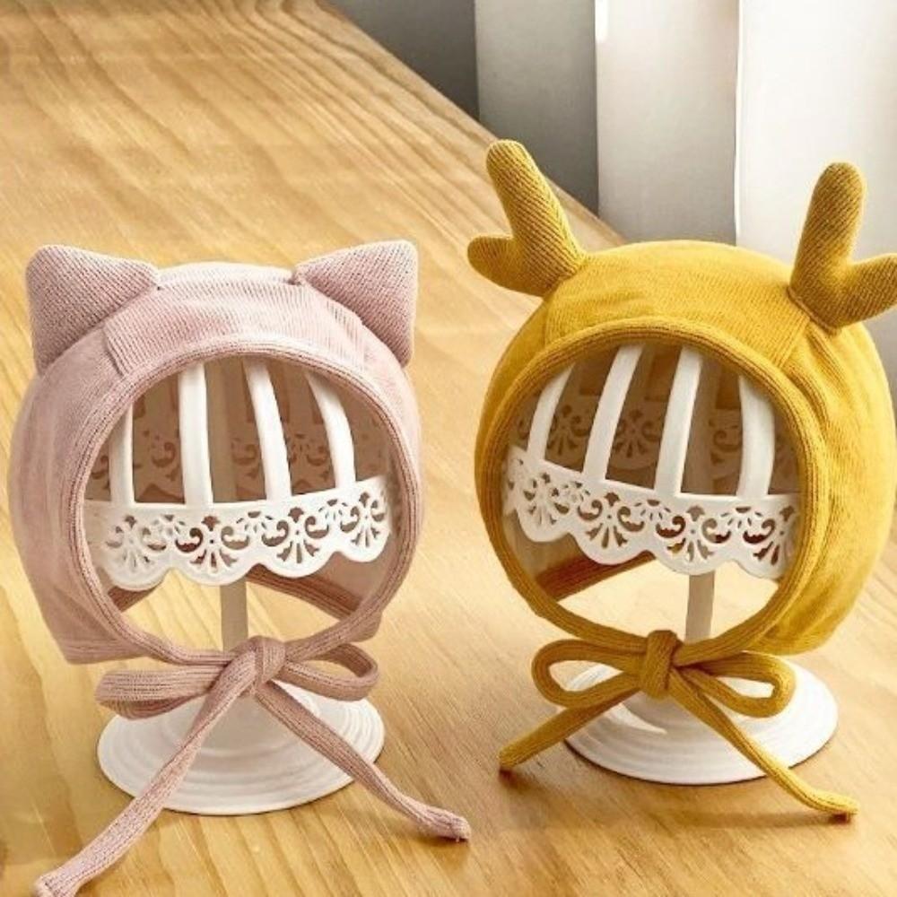 Infant Fashion Adorable Design Hat Ear Protection Headwear Newborn Headwear Cute Style Children's Accessories Boys Wear