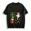 Funny Christmas Gesture Six Seven Graphic Top Pure Cotton T-shirt