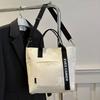 Borsa Tote in Tessuto Oxford con Chiusura a Zip per Uso Quotidiano Ragazze e Donne