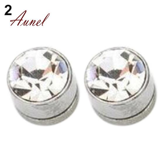 

Мужские и женские круглые серьги-гвоздики для здоровья с сильными магнитными железными ушными каплями белый