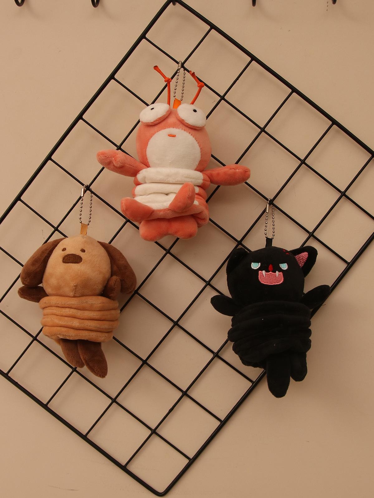 

Милый весенний плюшевый брелок-игрушка в виде лобстера для кошек и собак 4 inches