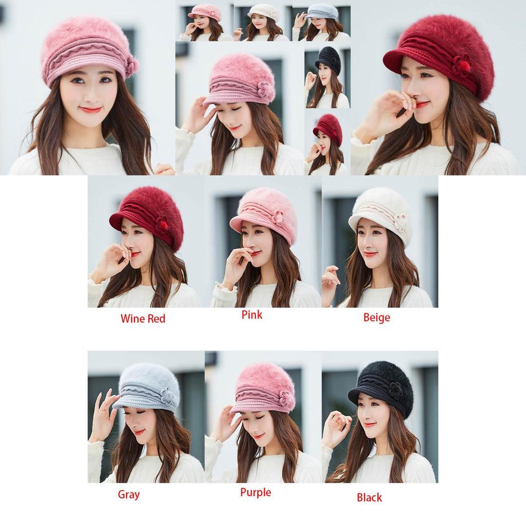 Cozy Fashion Women's Winter Warm Knitted Crochet Slouch Baggy Beanie Hats Cap