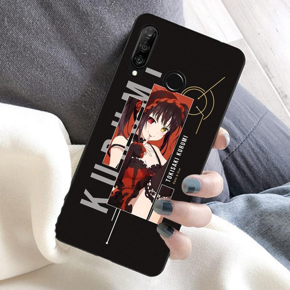Date A Live Kurumi Tokisaki Anime Phone Case For Huawei Honor 10 lite 9 20 7A 9X 30 50 60 70 pro plus Soft Silicone Cover