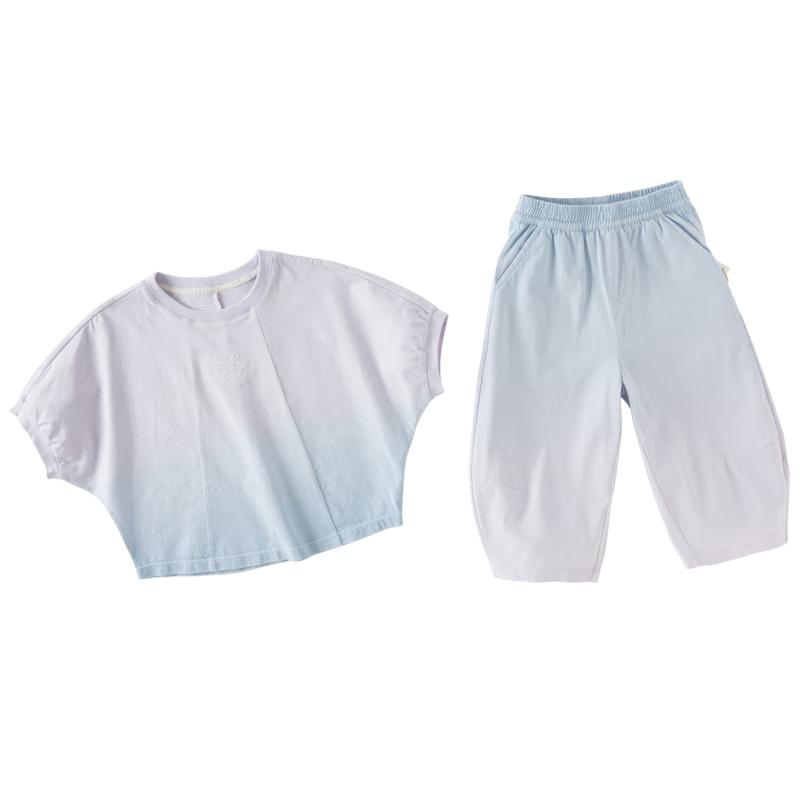 

DAVE & BELLA Girls Knit T-Shirt & Capri Set 100