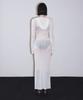 VINAJ Hooded Long Dress Cover-Up (White)